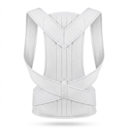 Breathable Posture Support Brace, Comfort-Fit Back Straps for Home and Office, Ergonomic Upper Back Support