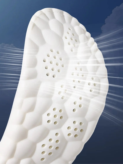 High Elasticity Breathable Shoe Insoles, Shock Absorption Sports Insoles, Soft Elastic Insoles, Anti-Slip Comfortable Shoes Insoles for Men & Women