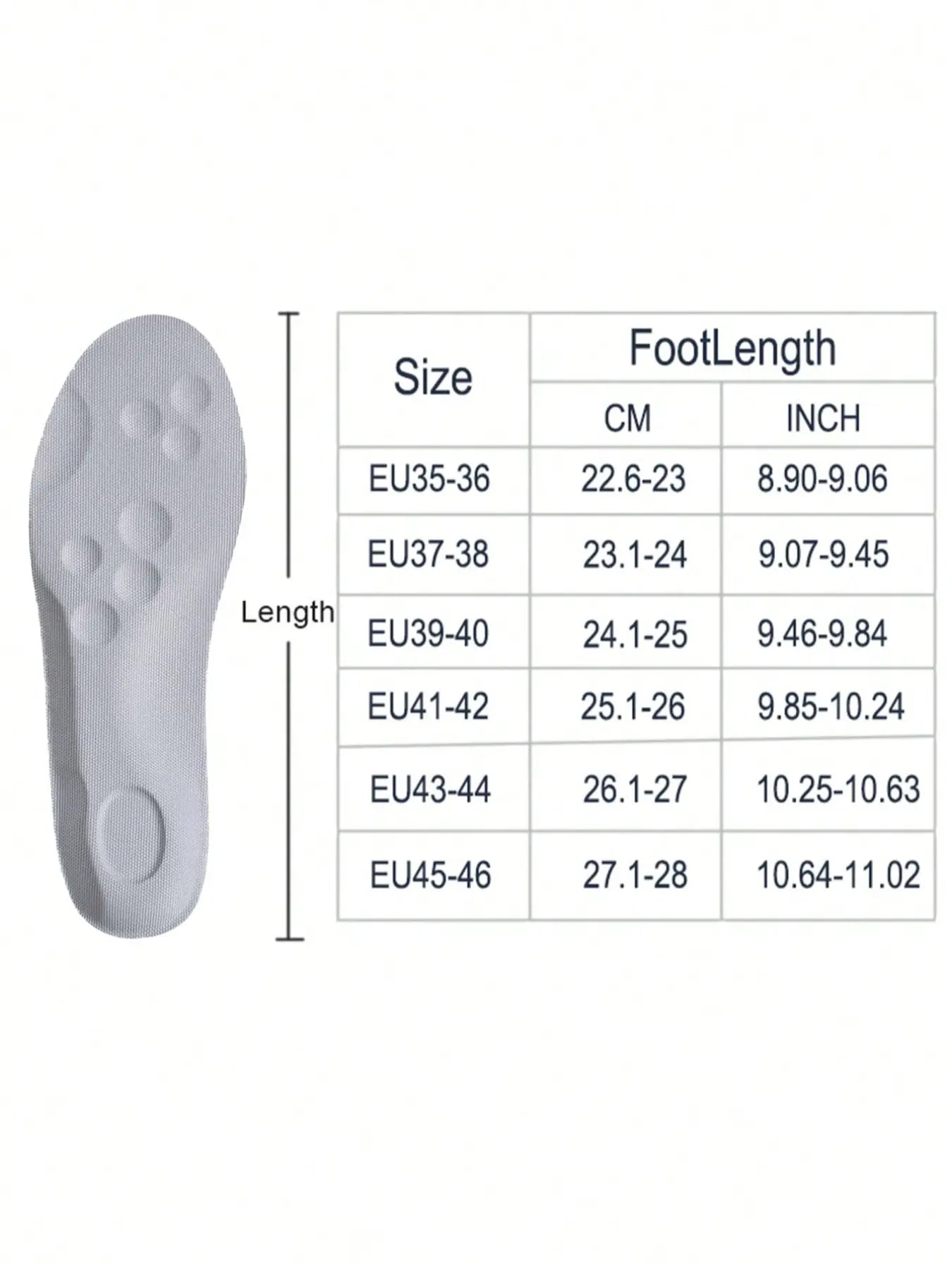 High Elasticity Breathable Shoe Insoles, Shock Absorption Sports Insoles, Soft Elastic Insoles, Anti-Slip Comfortable Shoes Insoles for Men & Women