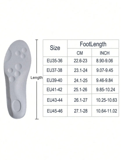 High Elasticity Breathable Shoe Insoles, Shock Absorption Sports Insoles, Soft Elastic Insoles, Anti-Slip Comfortable Shoes Insoles for Men & Women